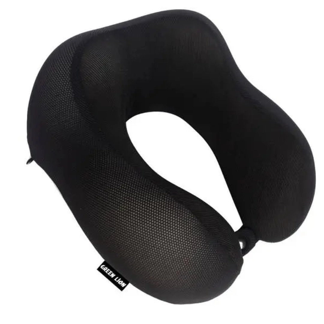 Подушка для шеи Green Lion Memory Foam Neck Pillow чёрная