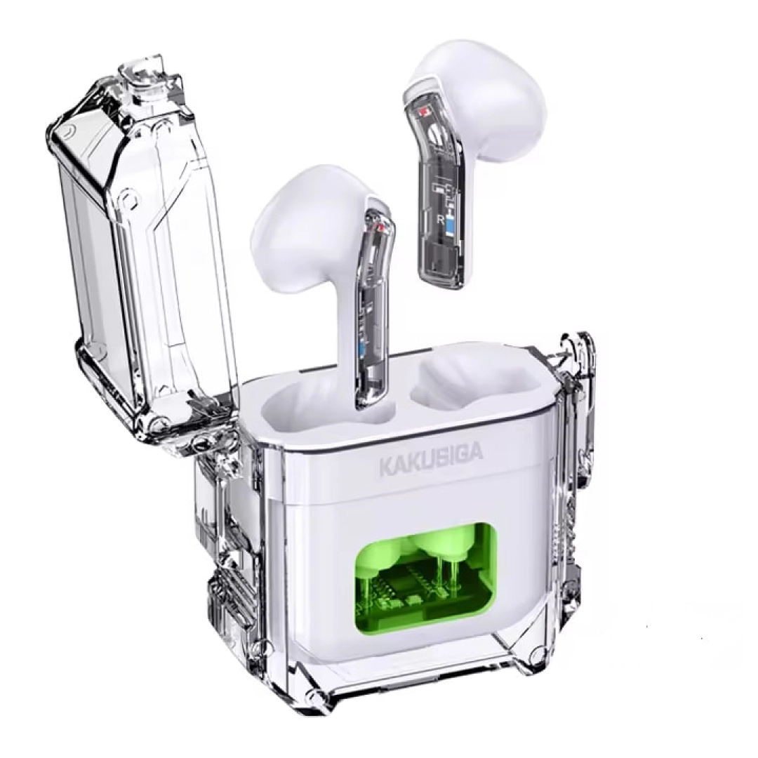 KAKUSIGA KSC-1101 oq simsiz quloqchini