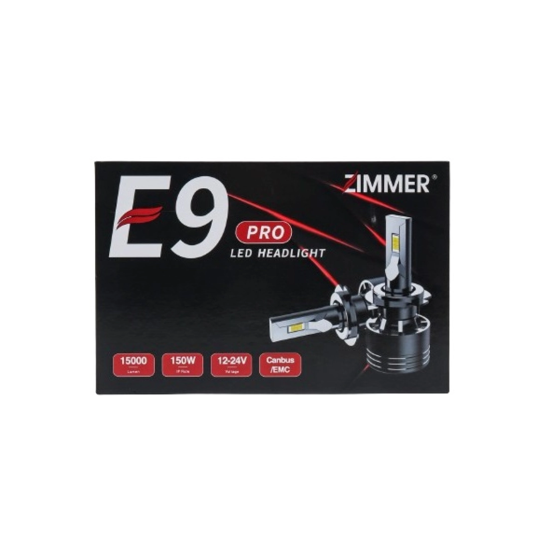 Svetodiodli led Zimmer E 9 Pro Trekker 1,2 Monza Onix yaqin va uzoq yoritgich