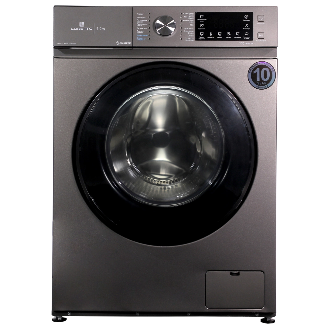 Стиральная машина Loretto LW-8205G Inverter 8 Кг
