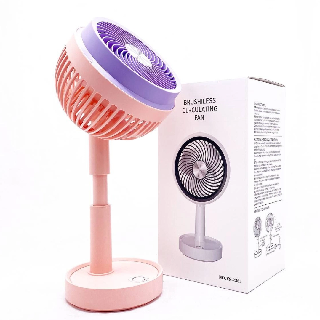 Мини-вентилятор Clrculating YS2263 розовый