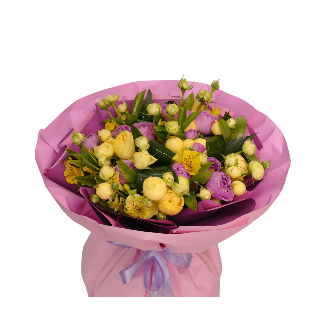 "Piona+Katalina" guldastasi (15 dona)