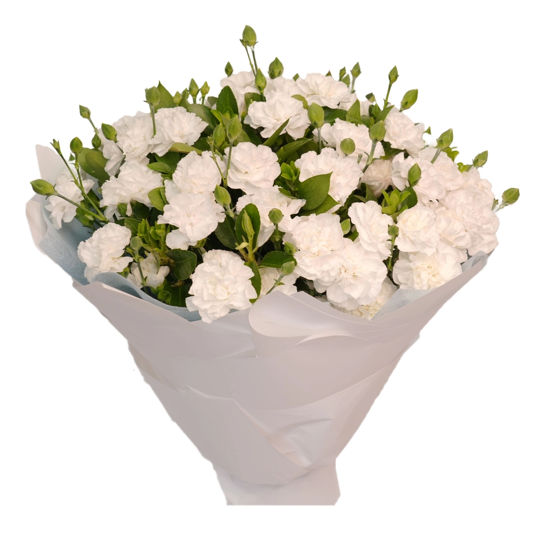 "Oq chinnigul" guldastasi (25 dona)