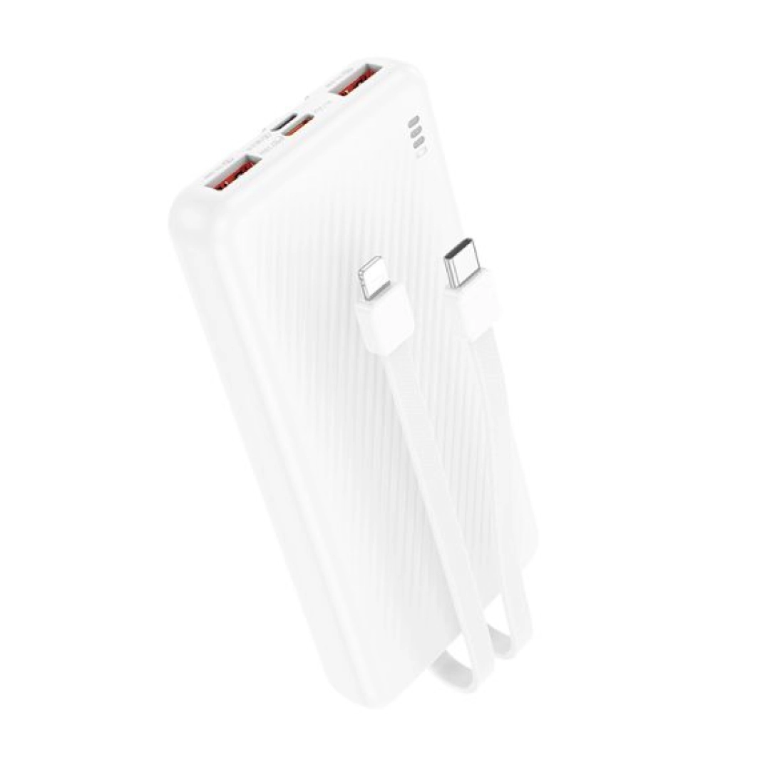 Borofone BJ57 10000 mAh oq tashqi akkumulyatori - rasm №1 Borofone BJ57 10000 mAh oq tashqi akkumulyatori