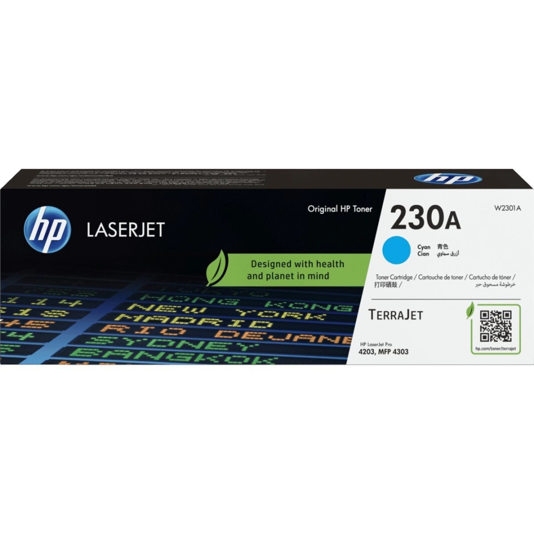 Картридж лазерный HP 230A CLJ Pro 4203/4303 Cyan (1800стр)