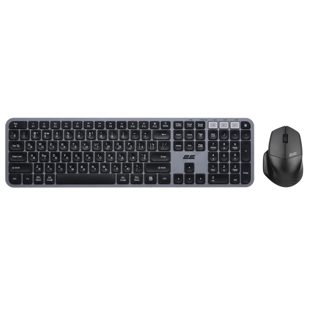 Клавиатура и мышь 2E MK440WBGR