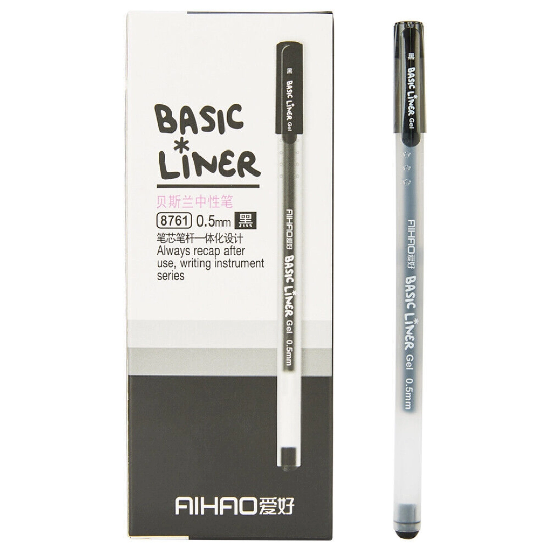 Basic liner gelli ruchkasi (qora, dona)