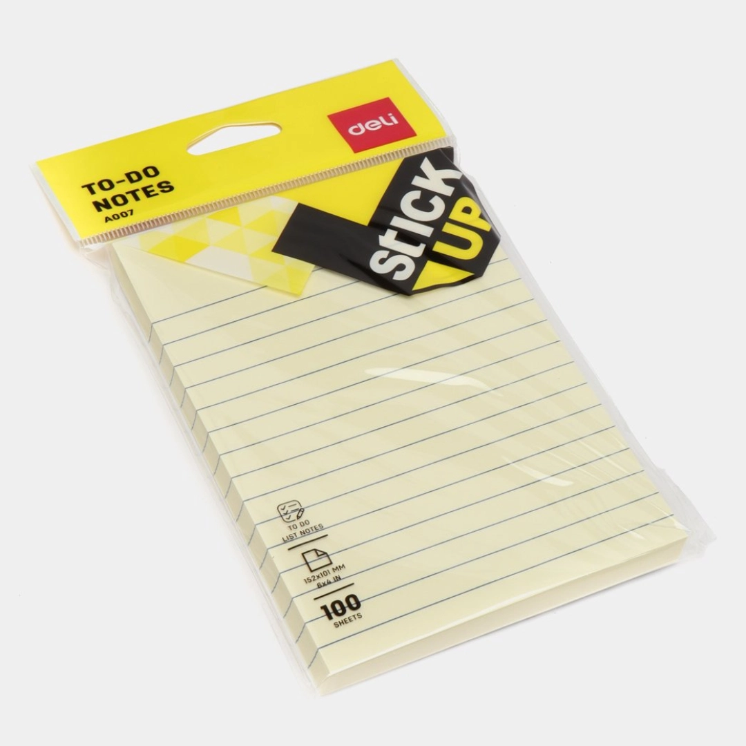 Yopishqoq eslatma stiker "To do notes"  Deli A007