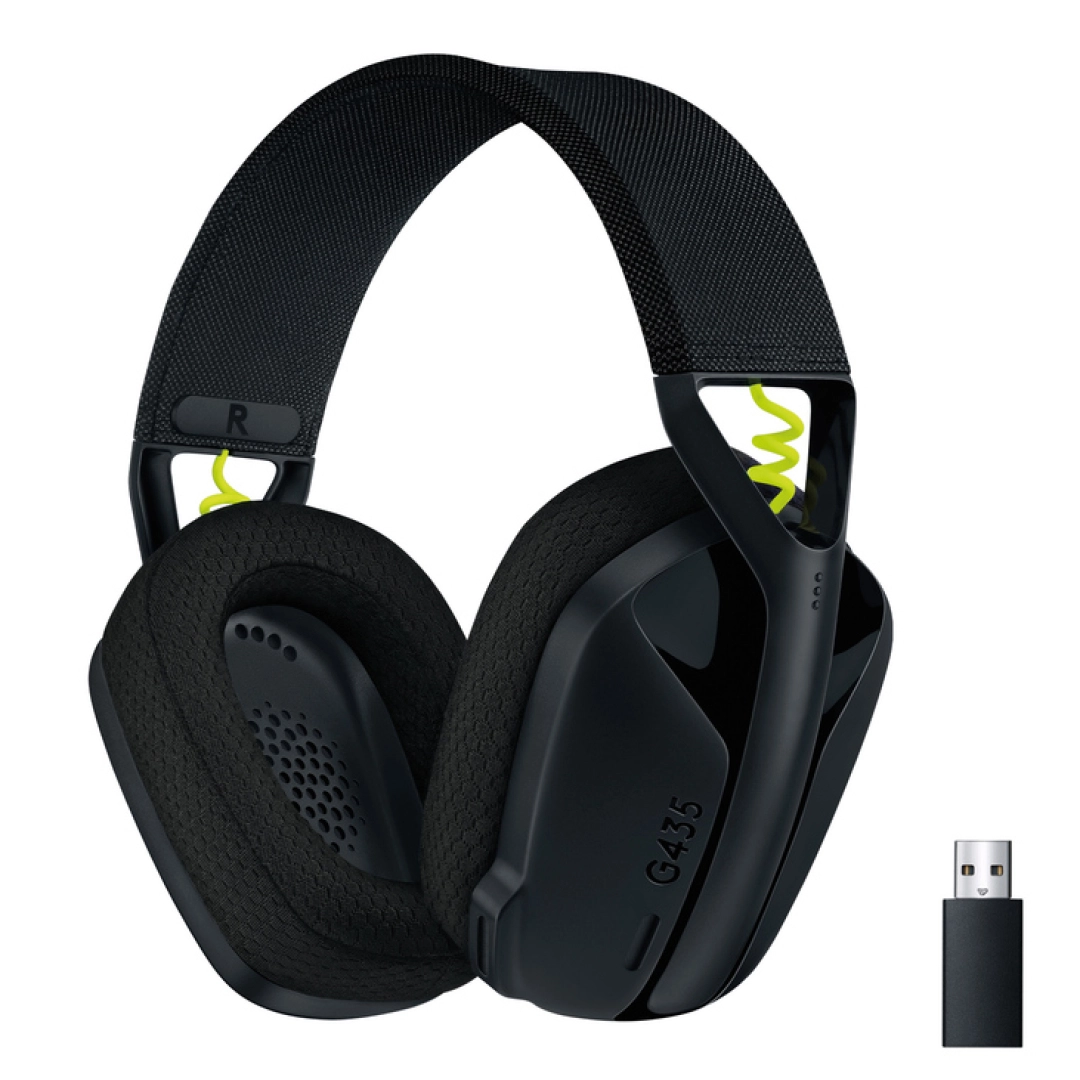 O'yin simsiz quloqchini Logitech G435 Wireless , Black - rasm №1 O'yin simsiz quloqchini Logitech G435 Wireless , Black