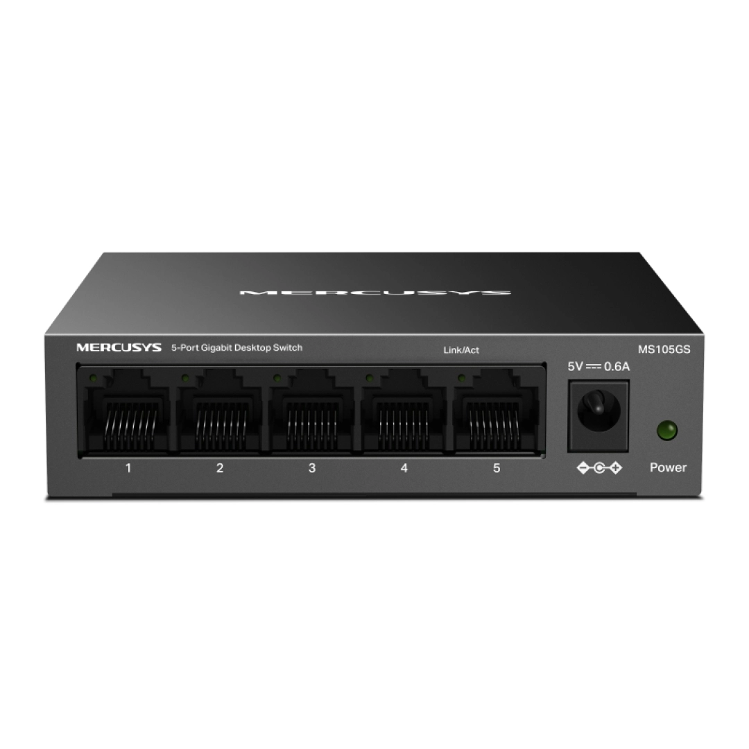 Коммутатор Mercusys MS105GS - фото №1 Коммутатор Mercusys MS105GS