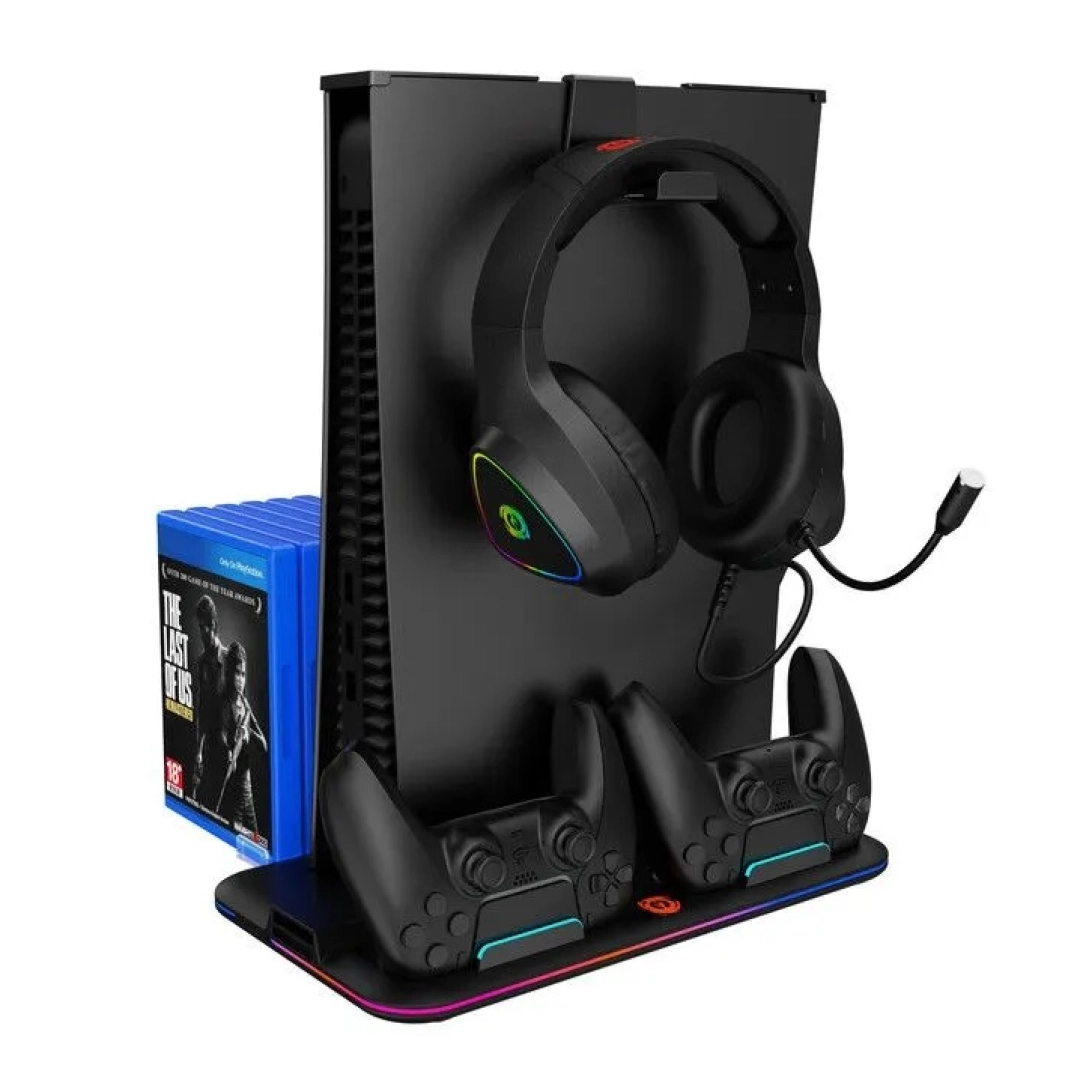 Многофункциональная охлаждающая подставка Canyon CS-PS с подсветкой RGB