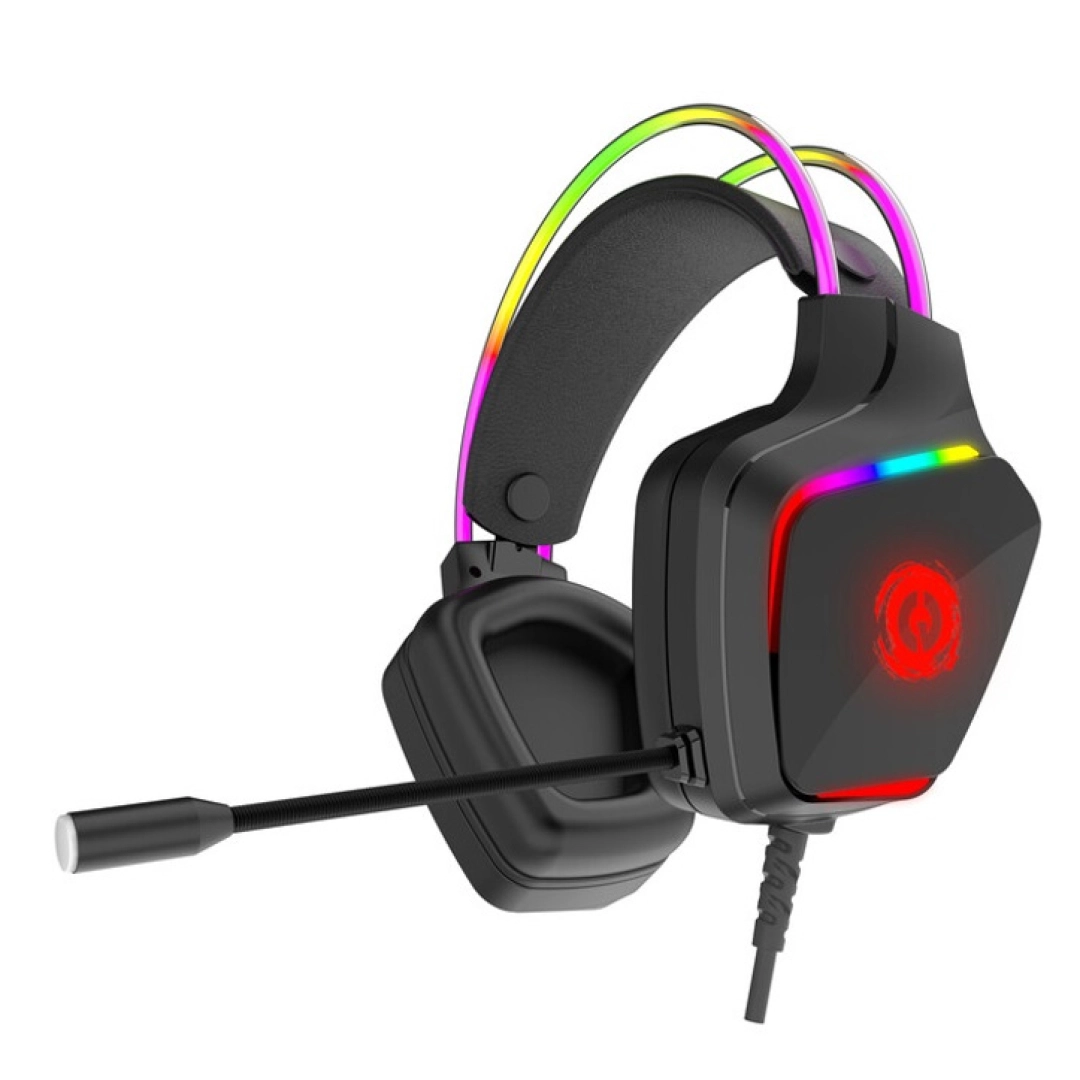 Гарнитура Canyon Darkless GH-9A Gaming 3.5 мм RGB Black