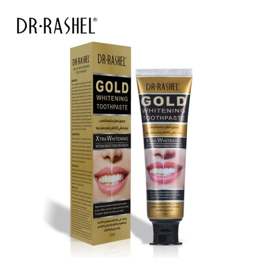 DR.RASHEL GOLD WHITENING 120GR tish pastasi