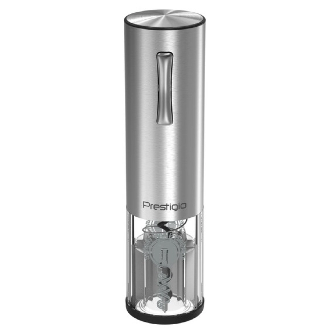 Штопор электрический. Набор аксессуаров Prestigio Nemi PWO103SL, серебристый