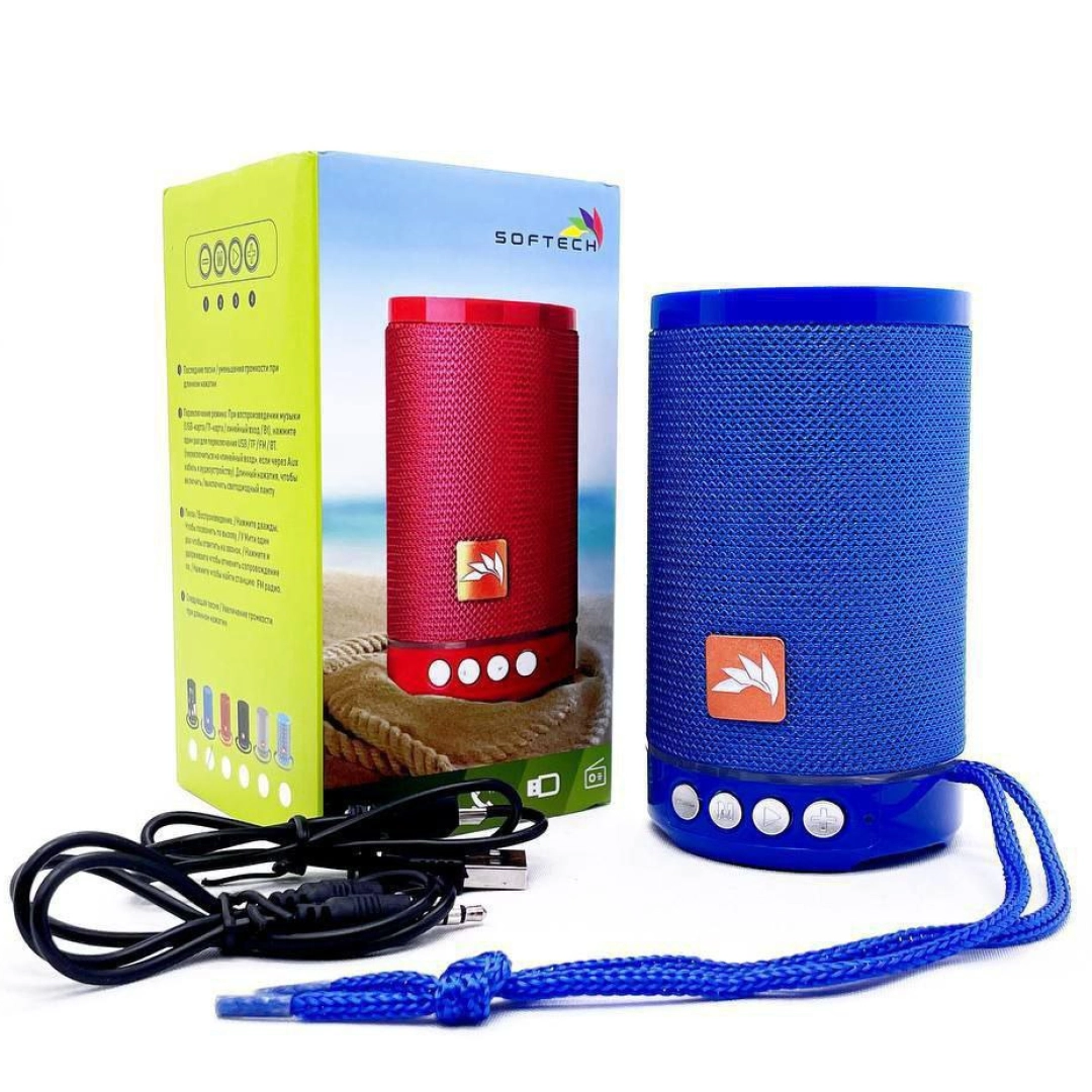 Беспроводная Bluetooth колонка Softech ST43 синий