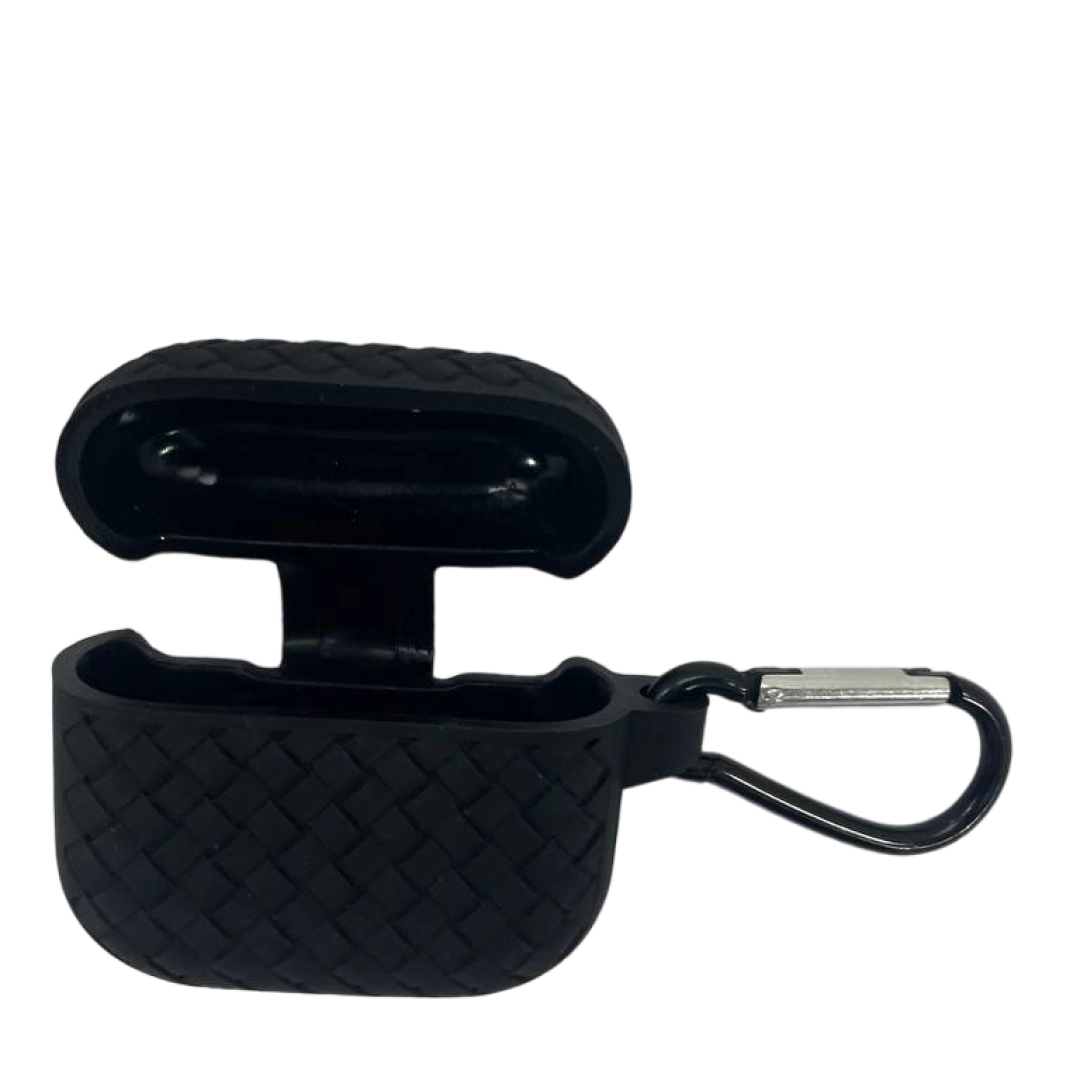 Силиконовый чехол для подвешивания Chexol Airpods pro 3 CH879 черный