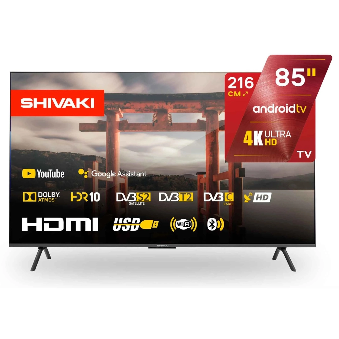 Телевизор Shivaki S85LU9500 4K UHD Android TV