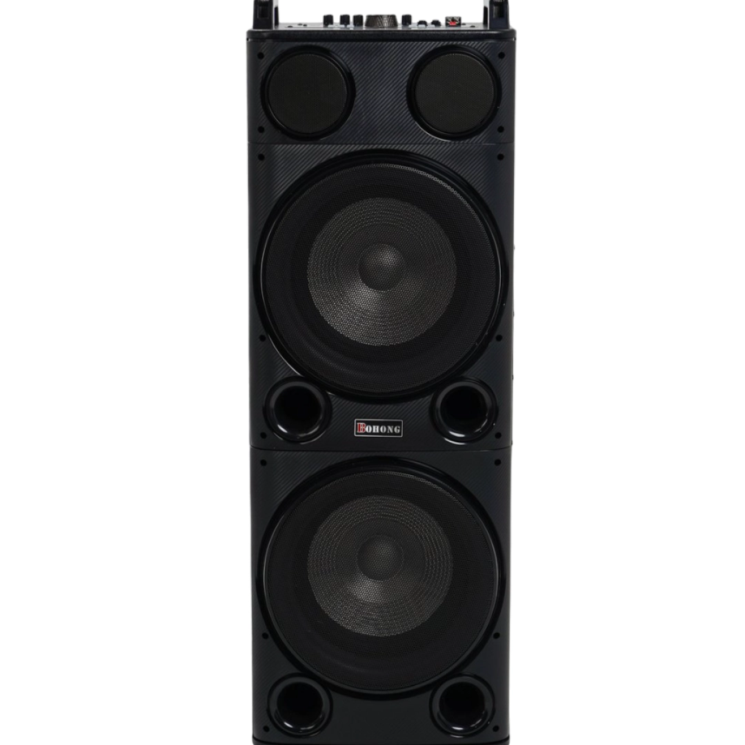 Портативная колонка с микрофоном Subwoofer BQHONG MT1262