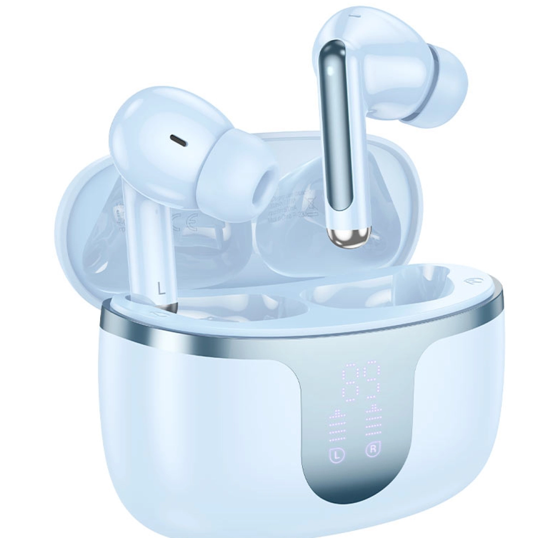 Беспроводные наушники HOCO EQ10 голубого цвета