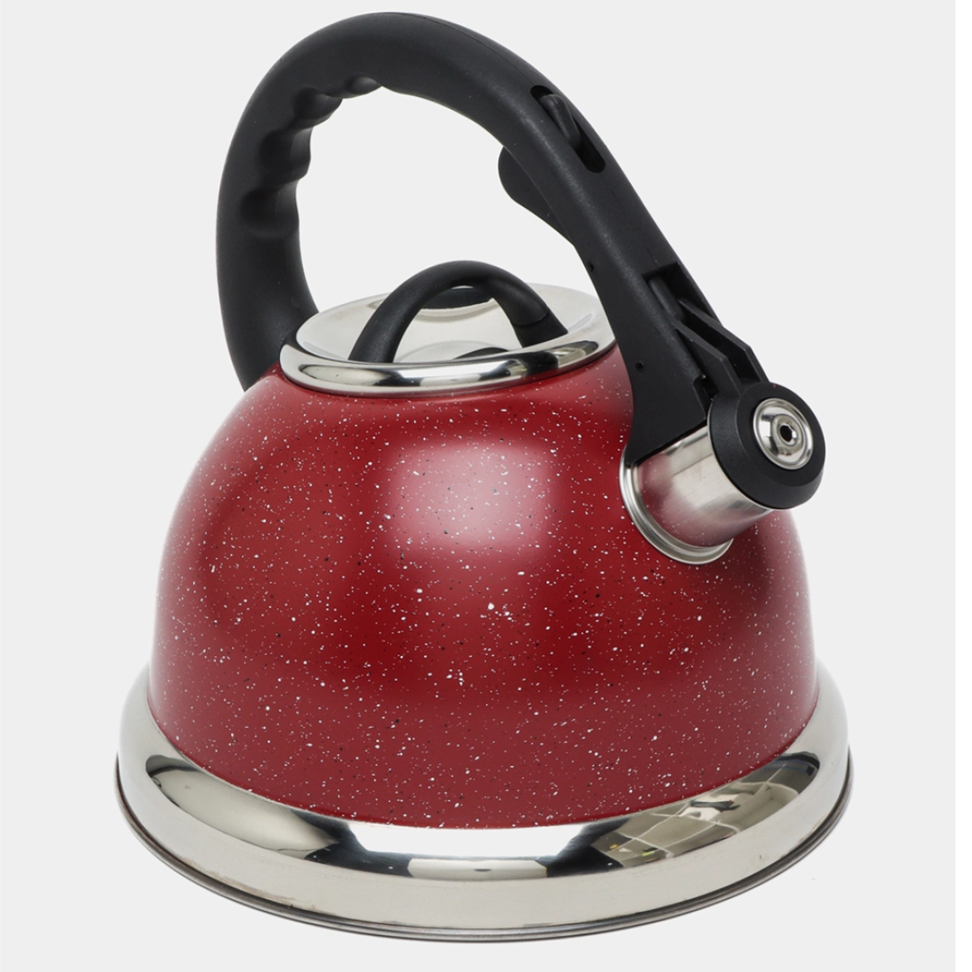 Чайник со свистком Domassi 7575 темно-красный (3.5Л)