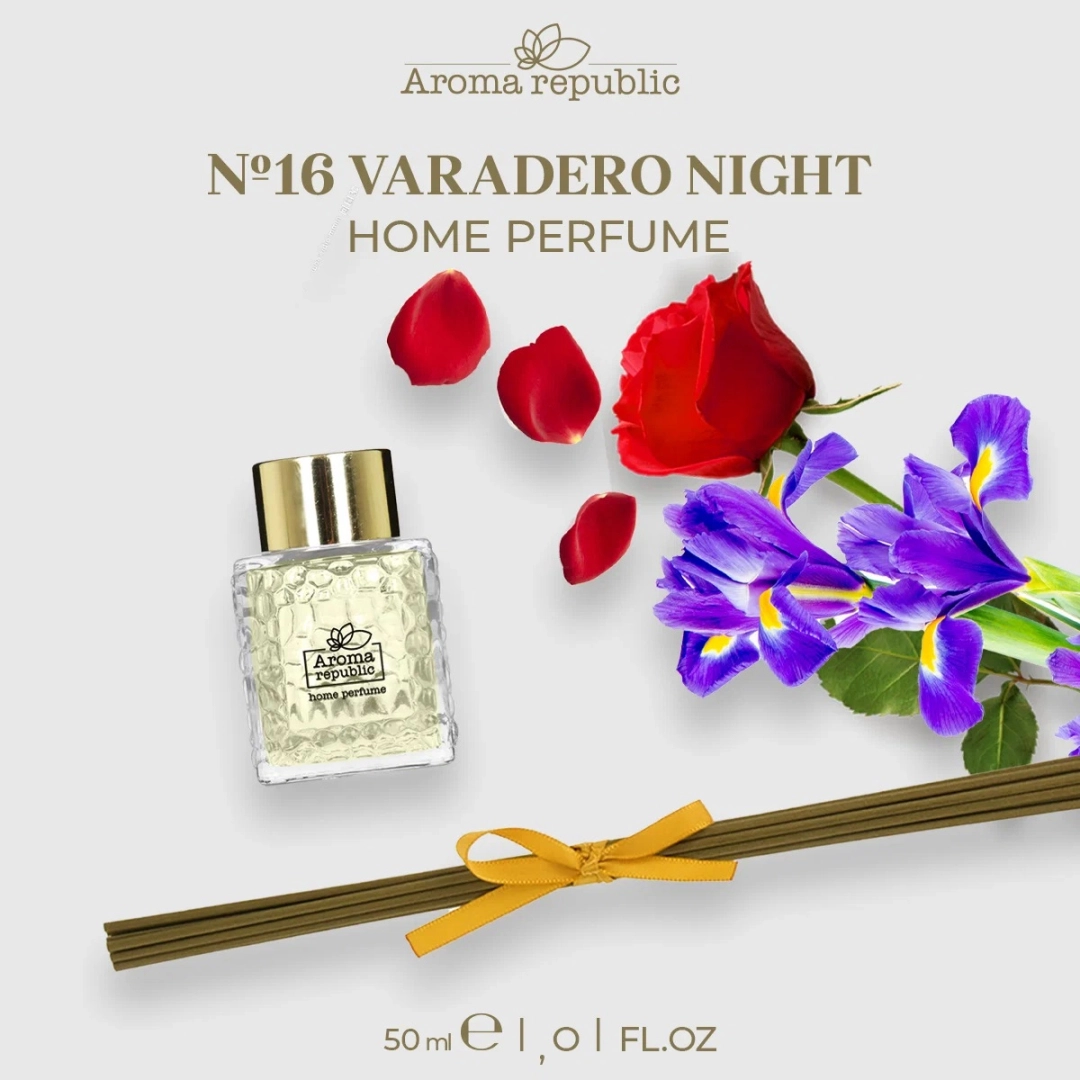 Ароматический диффузор в стеклянном флаконе Aroma Republic "№16 Varadero night" 50 мл
