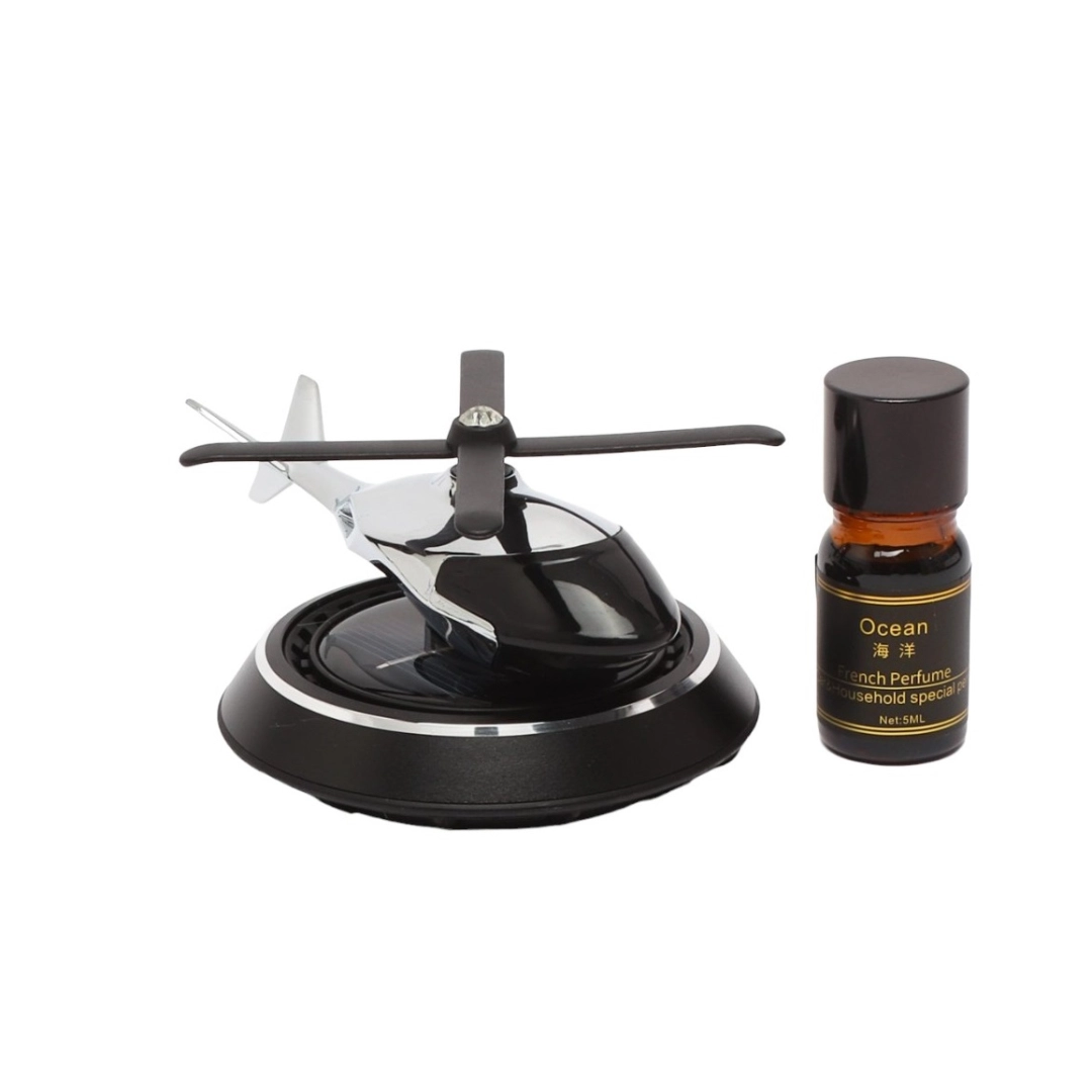 Helicopter qora rangli avtomobil aromatizatori