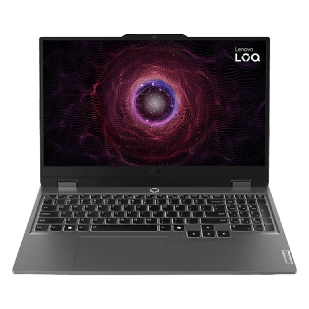 Ноутбук Lenovo LOQ 15ARP9 (AMD Ryzen 5-7235HS/ DDR5 16GB/ SSD 512GB/ 15.6" FHD IPS  144 HZ/ 6GB GF RTX3050/ NoOS/ RU) Luna Grey