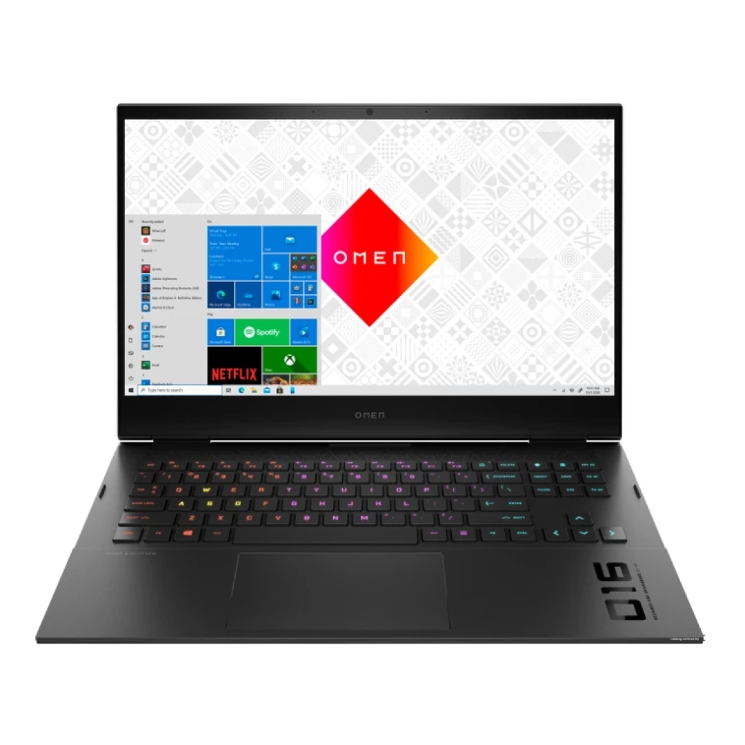 Ноутбук HP Omen 16-b0000ur (720) (Intel Core i7-11800H/ DDR4 16GB 3200/ SSD 512GB/ 16.1 FHD IPS 144Hz/ Nvidia GeForce RTX 3070 8GB/FreeDOS/ RUS) Shadow Black