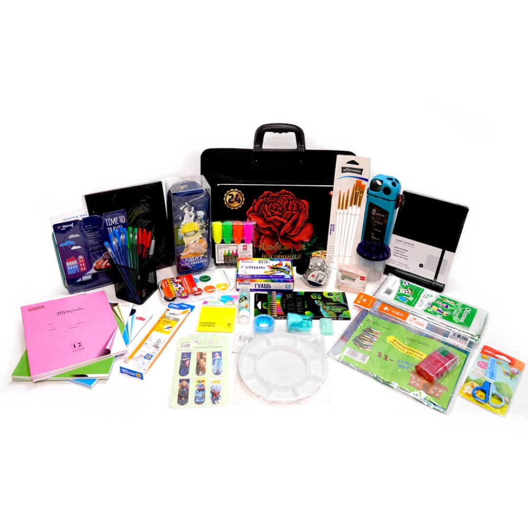 Школьный набор "Умник" для 8 класса - 96 предметов