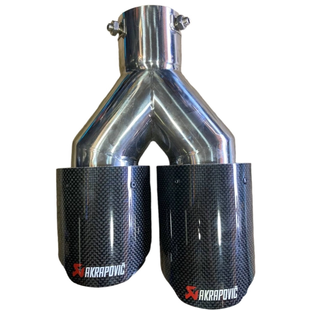 AKRAPOVIC D-51  ikki tomonlama glushitel nasadkasi (karbondan) original