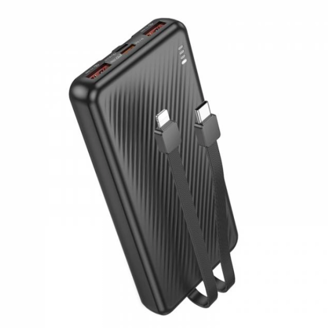 Borofone BJ57 10000 mAh qora tashqi akkumulyatori