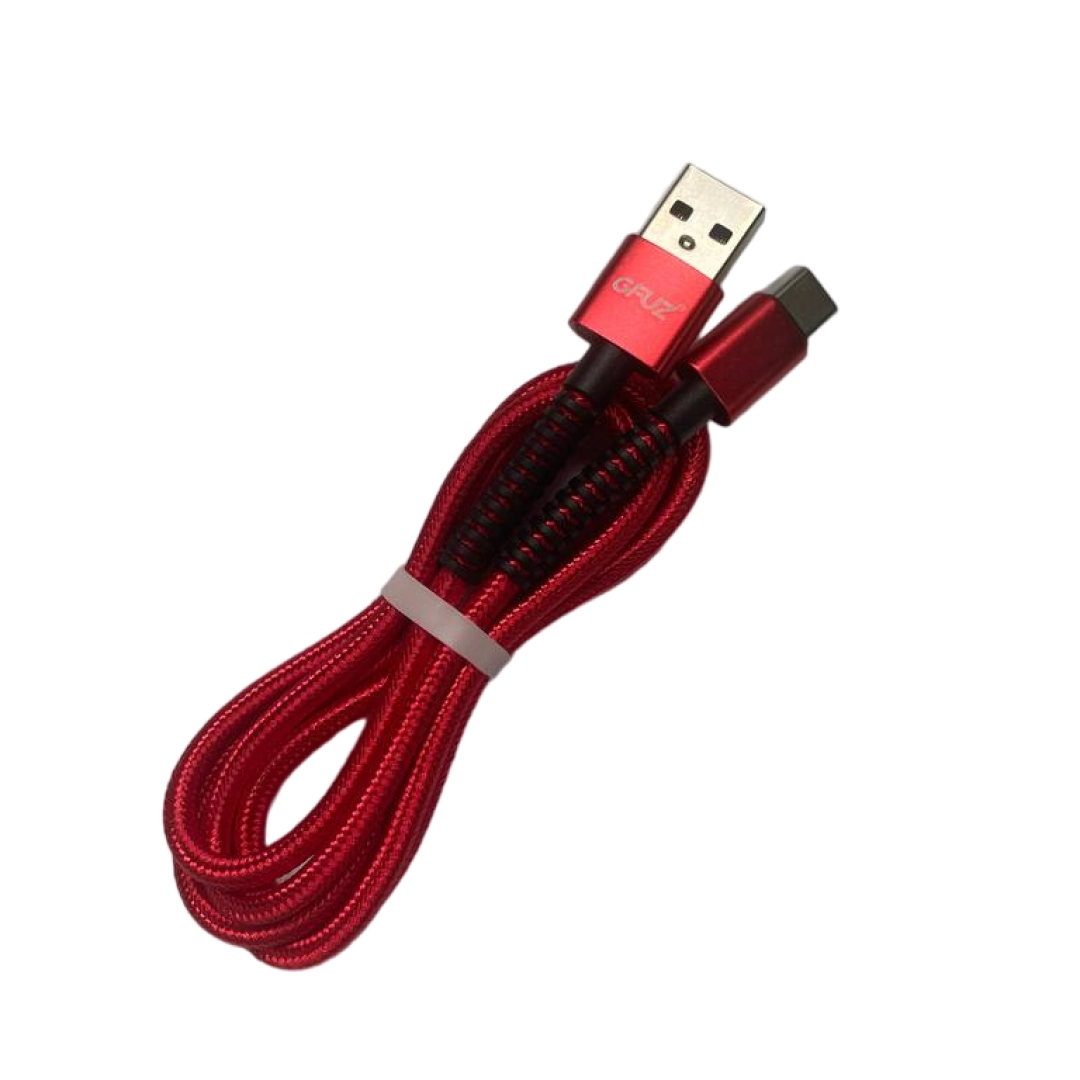 GFUZ CA-143C USB - Type C 1m qizil kabeli