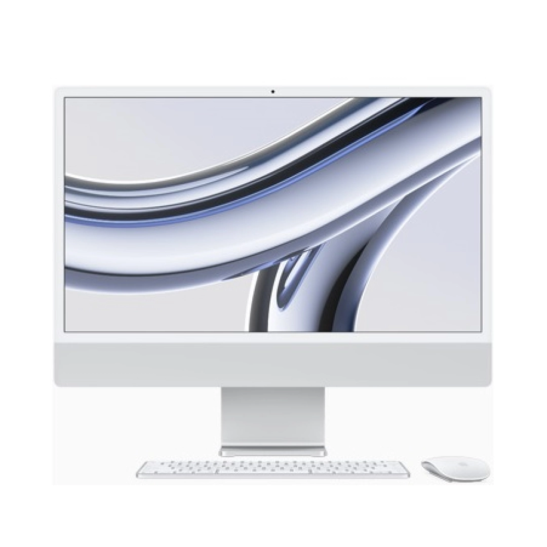 Apple iMac 24 4K, M3 (10 yadroli) 8/256GB silver monoblok kompyuteri