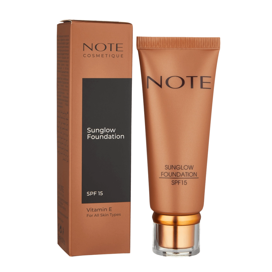 NOTE SUN GLOW FOUNDATION 125 SPF15 (30 ml) tonal kremi