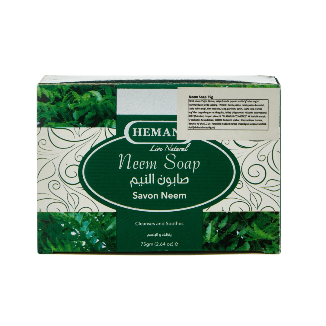 Neem Soap neem daraxt urug'li sovun 75gr