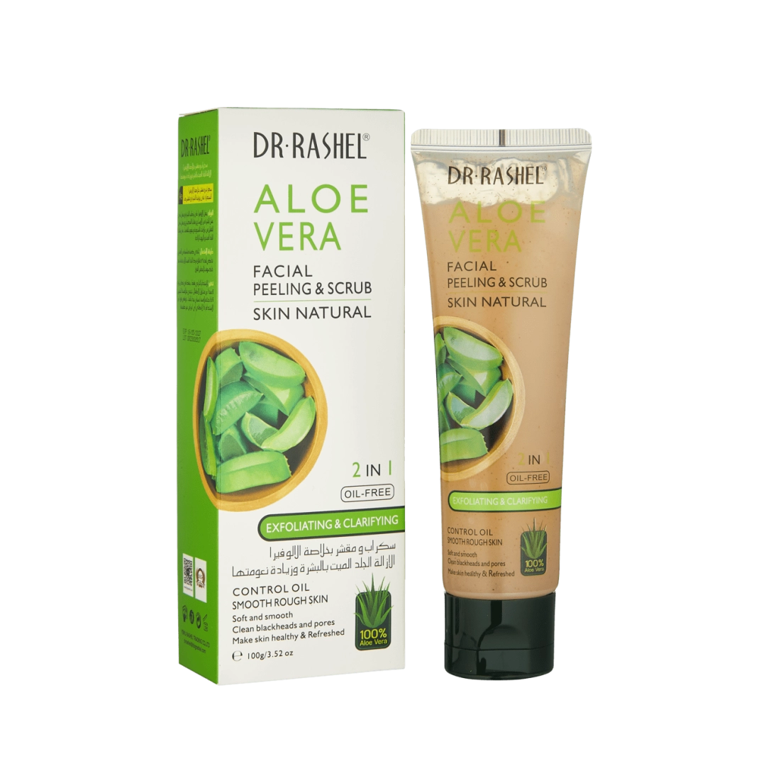 Aloe vera peeling & scrub 100ml - piling va skrab uchun mahsulot