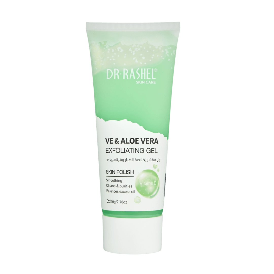 ALOE VERA & VITAMIN E EXFOLIATING GEL 220GR YUZ UCHUN PILING