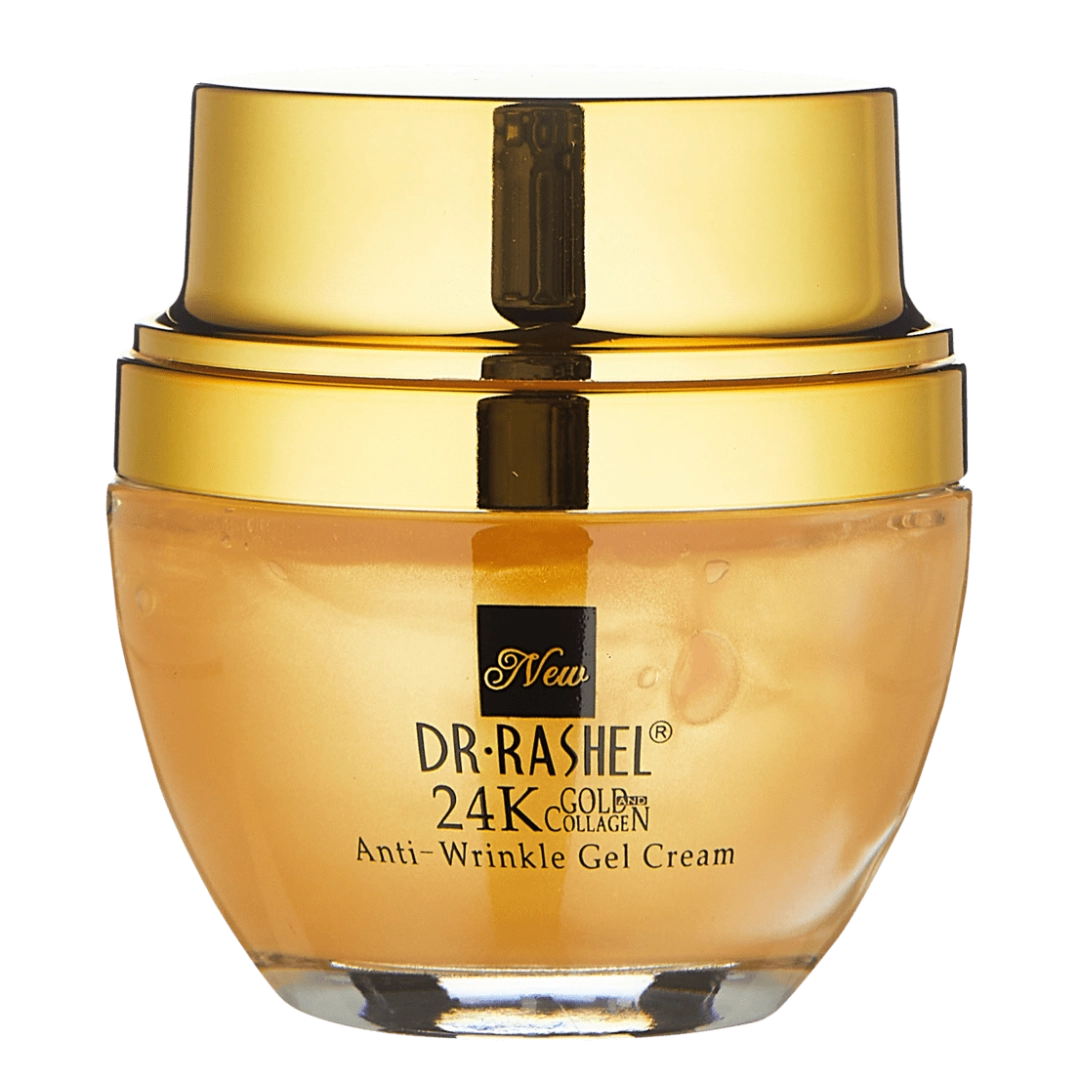 ГЕЛЬ КРЕМ ПРОТИВ МОРЩИН С КОЛЛАГЕНОМ И 24K ЗОЛОТОМ 50ML