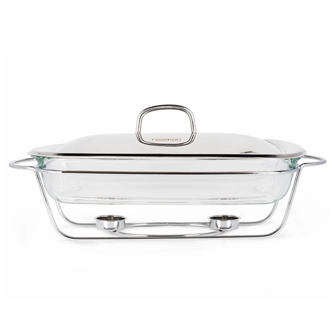 Мармит прямоугольный Fissman 38,5x23,5x6 см 3,6 л (жаропрочное стекло) 6048