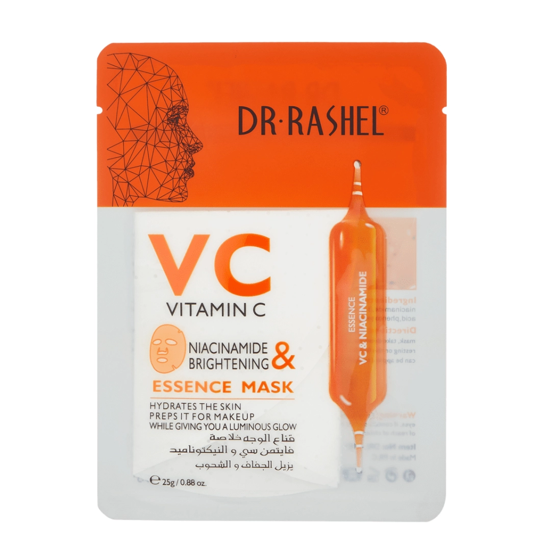 DR.RASHEL VC & NIACINAMIDE BRIGHTENING ESSENCE 25GR (1 dona) yuz niqobi