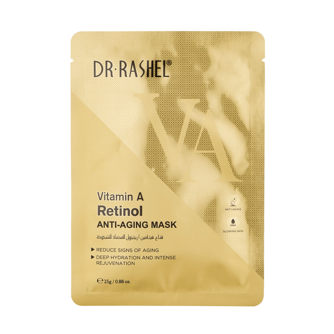 МАСКА ДЛЯ ЛИЦА DR.RASHEL VITAMIN A RETINOL ANTI AGEING MASK 25GR (1шт)