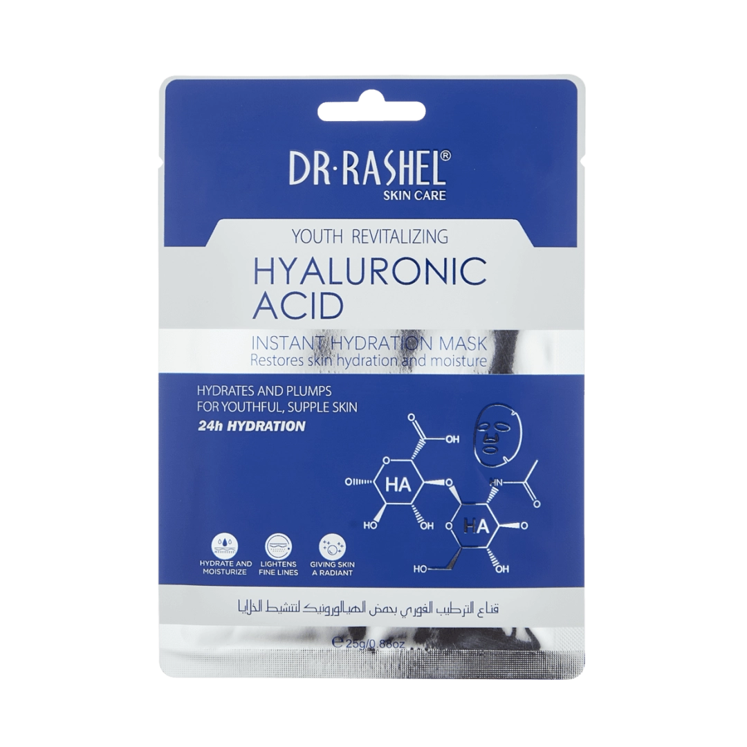DR.RASHEL HYALURONIC ACID INSTANT HYDRATION MASK 25GR (1 dona) yuz niqobi