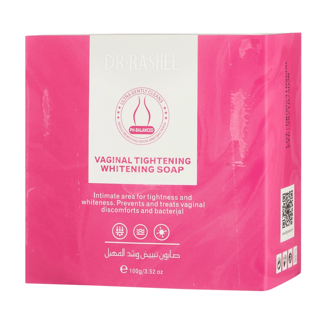ОТБЕЛИВАЮЩЕЕ МЫЛО ДЛЯ ИНТИМНЫХ ЗОН FEMININE TIGHTENING & WHITENING SOAP 100GR
