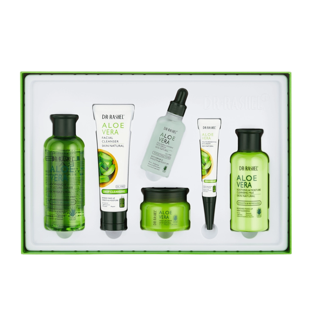 Серия по уходу за кожей aloe vera soothing & moisture skin care series 6шт/комп