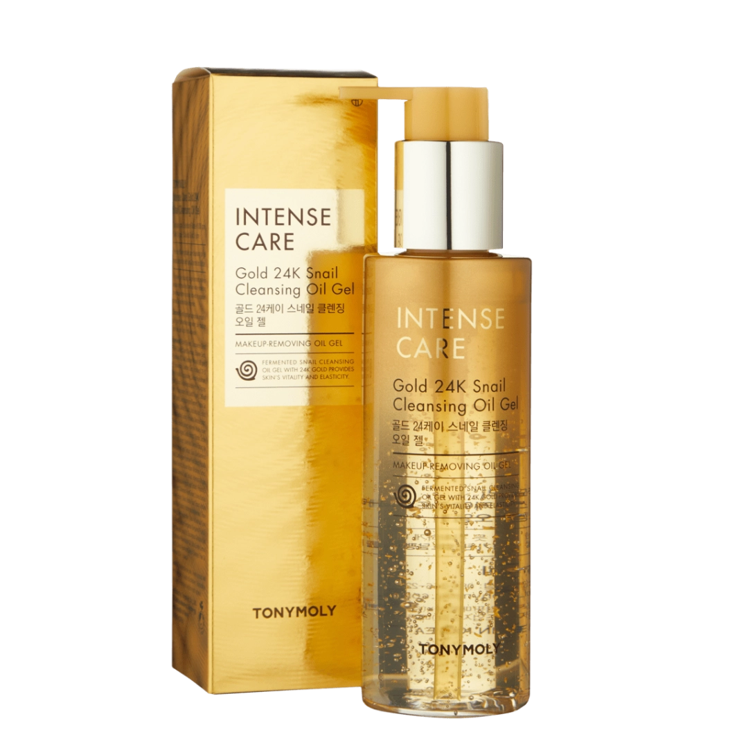 Intense Care Gold 24K Snail Cleansing Oil Gel - yuzni tozalash uchun gel