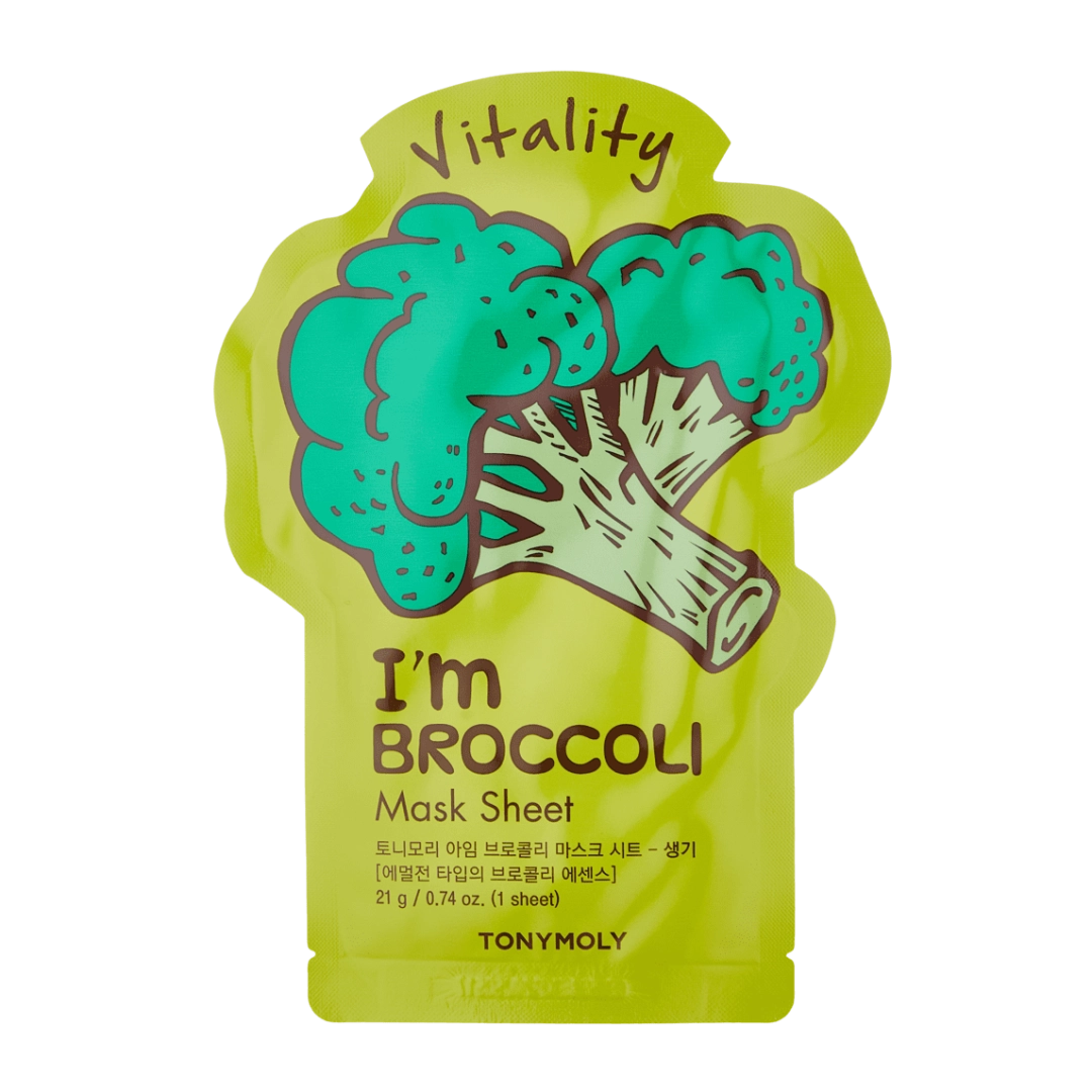 I'M BROCCOLI MASK SHEET – VITALITY brokkoli ekstraktli yuz uchun maskasi