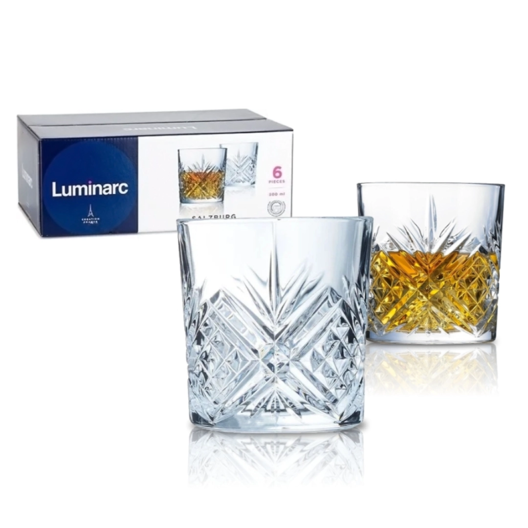 Luminarc Salzburg rangsiz stakanlar to'plami 300 ml 6 dona (P4184)