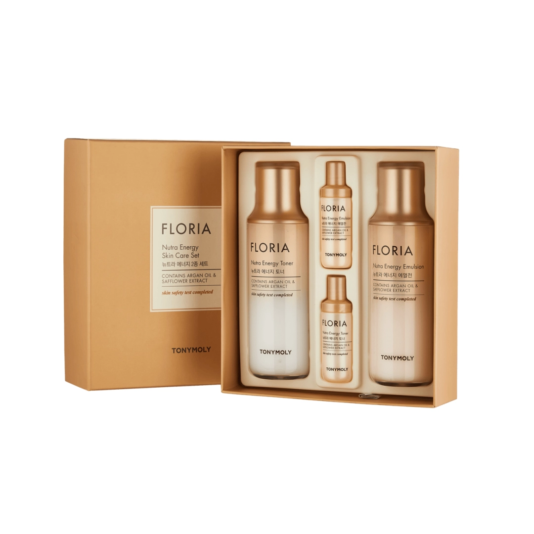 Sovg'a uchun FLORIA NUTRA ENERGY SKIN CARE SET terini parvarish qilish to'plami