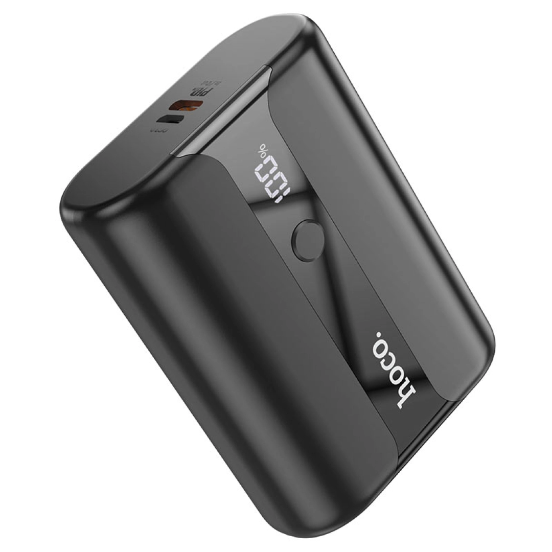 Hoco Q3 Pro 22.5W+PD20W 10000mAh qora tashqi akkumulyator