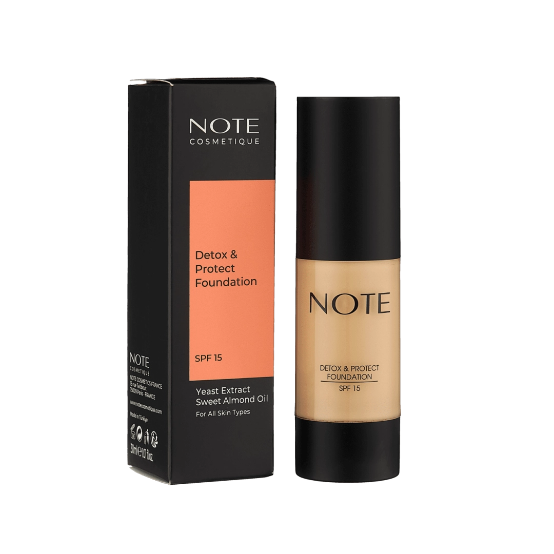 NOTE DETOX AND PROTECT FOUNDATION 01 SPF15 (30 ml)